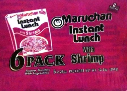 Instant Lunch Shrimp Flavor 6/2.25 oz